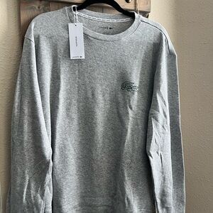 Lacoste Heather Gray Lounge Top